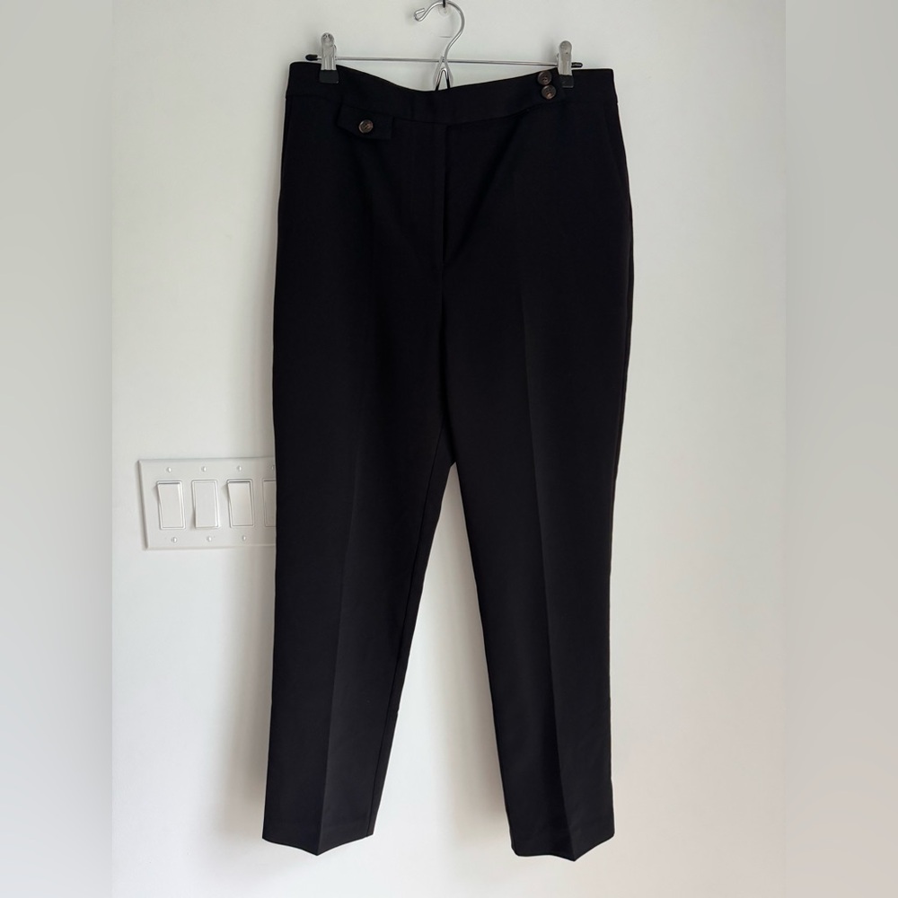 GREYLIN‎ High Waisted Black Trousers Women’s Large Office Work Career